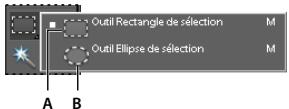 ADOBE PHOTOSHOP ELEMENTS 7.0 - Utilisation des outils rectangle de sélection et ellipse de sélection - 1