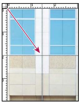 ADOBE PHOTOSHOP ELEMENTS 7.0 - Modification du point d'origine et des paramètres des règles - 1