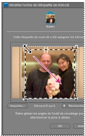 ADOBE PHOTOSHOP ELEMENTS 7.0 - Modification de l'icône d'une étiquette - 1