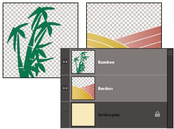 ADOBE PHOTOSHOP ELEMENTS 7.0 - Fusion de calques - 1