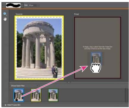 ADOBE PHOTOSHOP ELEMENTS 8 MAC - Utilisation de la fonction Nettoyage de scène Photomerge - 1