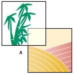 ADOBE PHOTOSHOP ELEMENTS 8 MAC - A propos des options d'opacité et de fusion des calques - 1