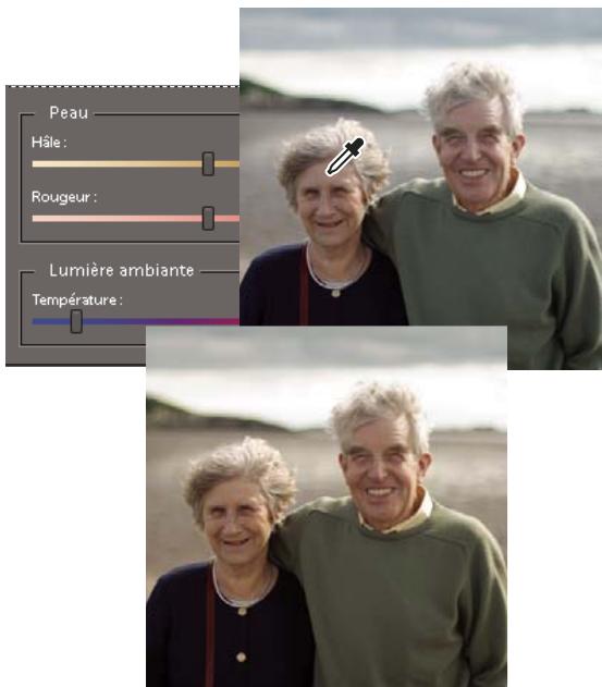 ADOBE PHOTOSHOP ELEMENTS 8 MAC - Réglage de la coloration de la peau - 1