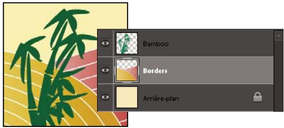 ADOBE PHOTOSHOP ELEMENTS 8 MAC - Modification de l'ordre d'emplement des calques - 2