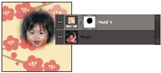 ADOBE PHOTOSHOP ELEMENTS 8 MAC - Modification de masques de fusion - 1