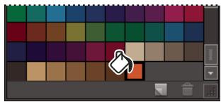 ADOBE PHOTOSHOP ELEMENTS 8 MAC - Ajout d'une couleur au panneau Nuancier - 2