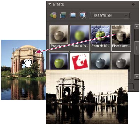 ADOBE PHOTOSHOP ELEMENTS 8 MAC - Application d'un effet - 2