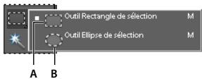 ADOBE PHOTOSHOP ELEMENTS 8 MAC - Utilisation des outils Rectangle de selection et Ellipse de selection - 1