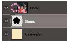 ADOBE PHOTOSHOP ELEMENTS 8 MAC - A propos des masques d'échéage du calque - 2