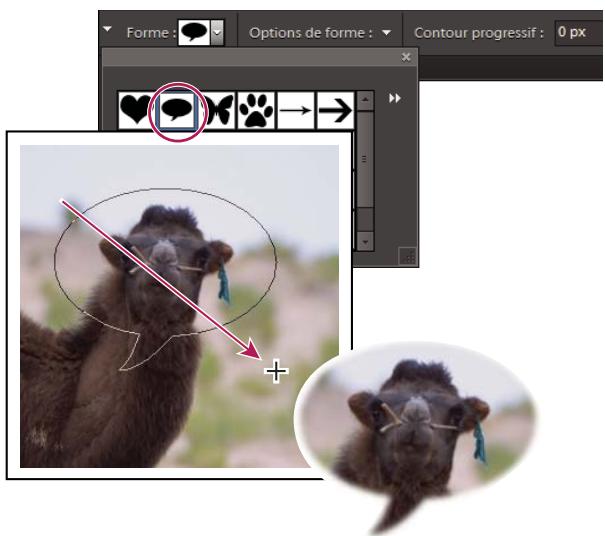 ADOBE PHOTOSHOP ELEMENTS 9 - Utilisation de l'outil emporte-pièce - 1