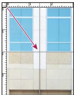 ADOBE PHOTOSHOP ELEMENTS 9 - Modification du point d'origine et des paramètres des règles - 1