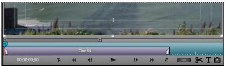 ADOBE PREMIERE ELEMENTS 10 - Ajustement d'une instance de titre individuelle dans le panneau Moniteur - 1