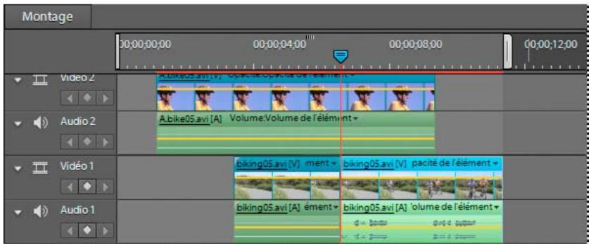 ADOBE PREMIERE ELEMENTS 10 - Montages coupés - 3