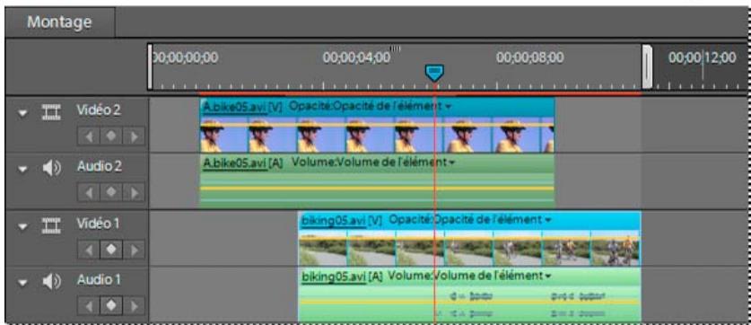 ADOBE PREMIERE ELEMENTS 10 - Montages coupés - 2