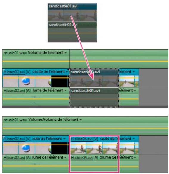 ADOBE PREMIERE ELEMENTS 10 - Incrustation d'un élément dans le montage - 1
