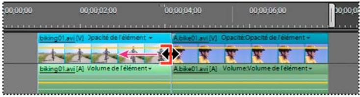 ADOBE PREMIERE ELEMENTS 10 - Découpage dans le panneau Montage - 1