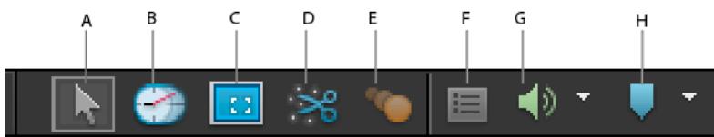 ADOBE PREMIERE ELEMENTS 10 - Outils du panneau Montage - 1