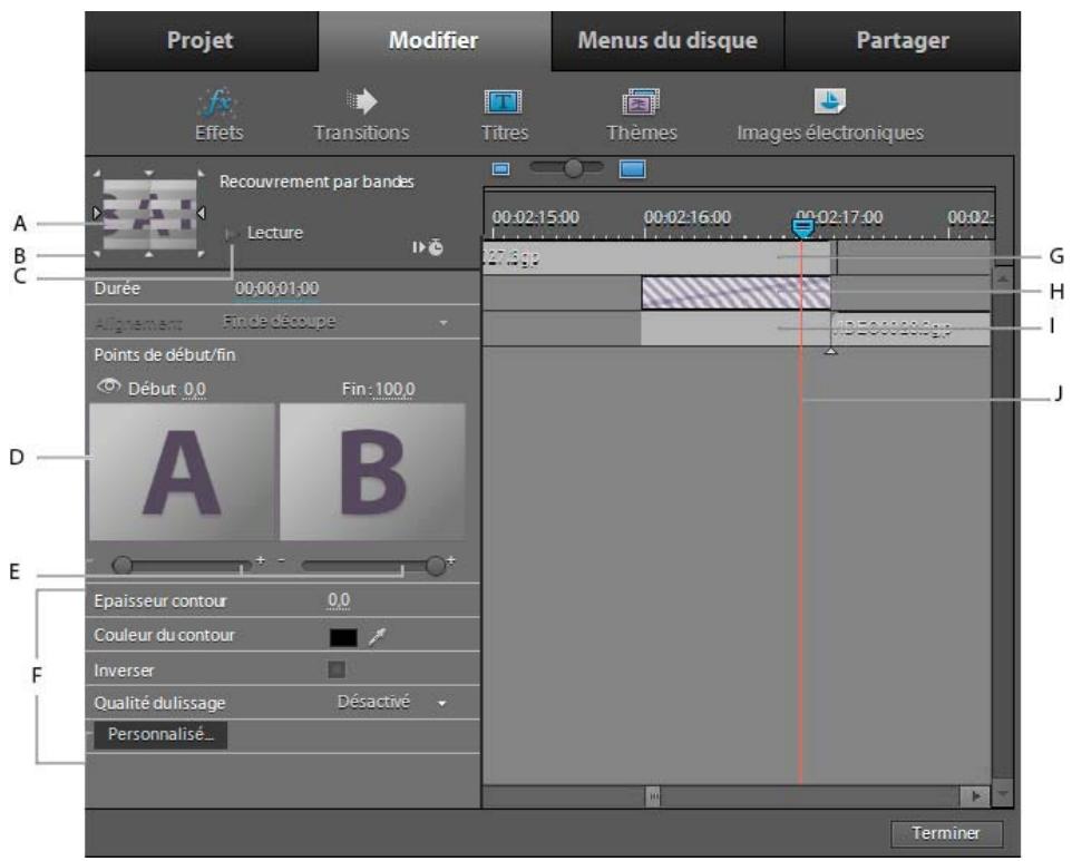 ADOBE PREMIERE ELEMENTS 10 - Prévisualisation dans la vue Propriétés du panneau Tâches - 1