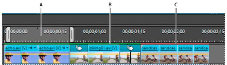 ADOBE PREMIERE ELEMENTS 10 - Rendu d'une zone à prévisualiser - 1