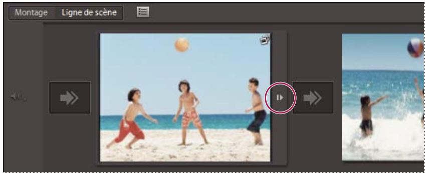 ADOBE PREMIERE ELEMENTS 8 - Développement ou fermeture des diaporamas groupés - 1