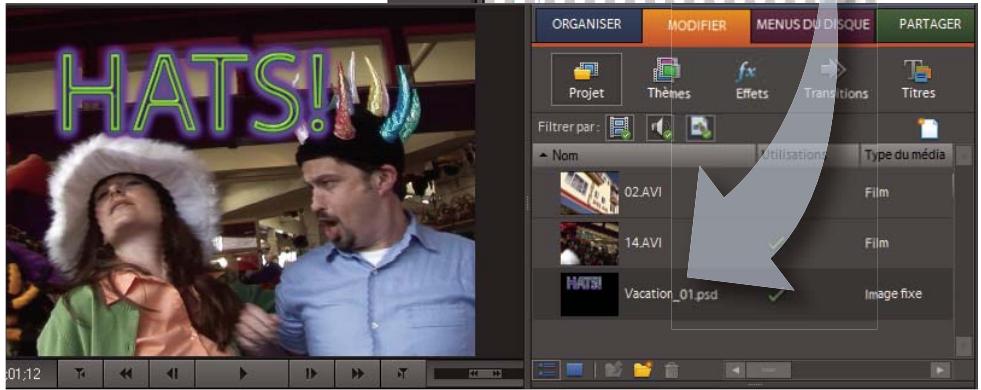 ADOBE PREMIERE ELEMENTS 8 - Créer un fichier Photoshop - 2