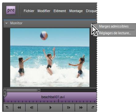 ADOBE PREMIERE ELEMENTS 8 - Ouverture des menus de panneau - 2