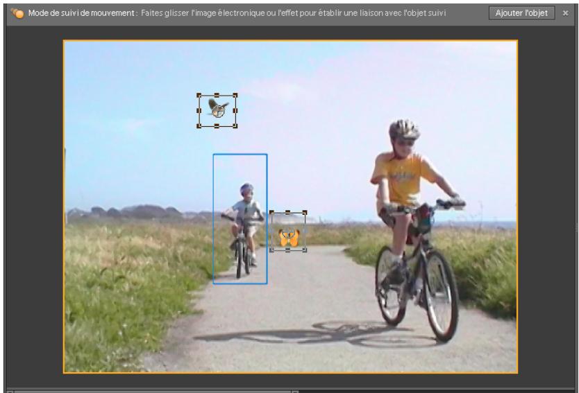 ADOBE PREMIERE ELEMENTS 8 - Effet Suivi de trajectorie - 2