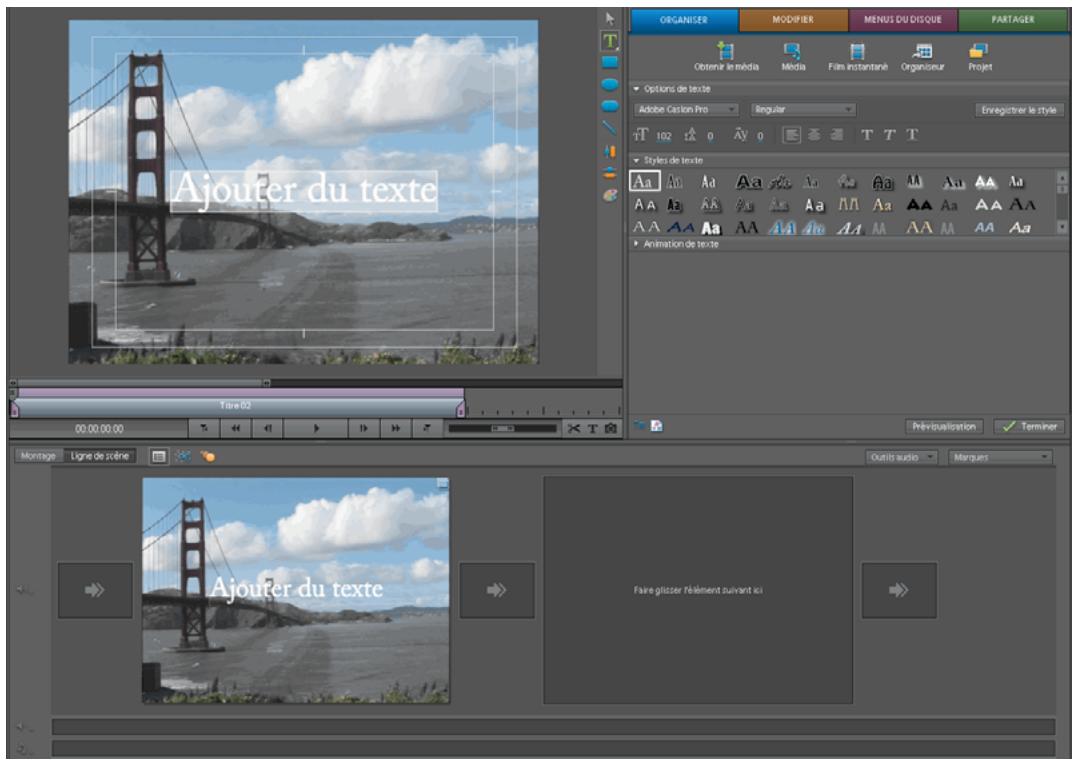 ADOBE PREMIERE ELEMENTS 8 - Surimpression des titres - 1