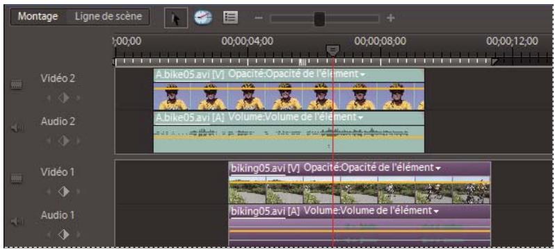 ADOBE PREMIERE ELEMENTS 8 - Montages coupés - 2