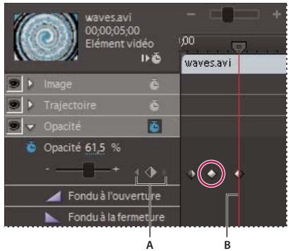 ADOBE PREMIERE ELEMENTS 8 - Selectionner des images clés - 1