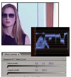 ADOBE PREMIERE PRO CS5 - Modification de la luminance grâce aux niveaux - 2