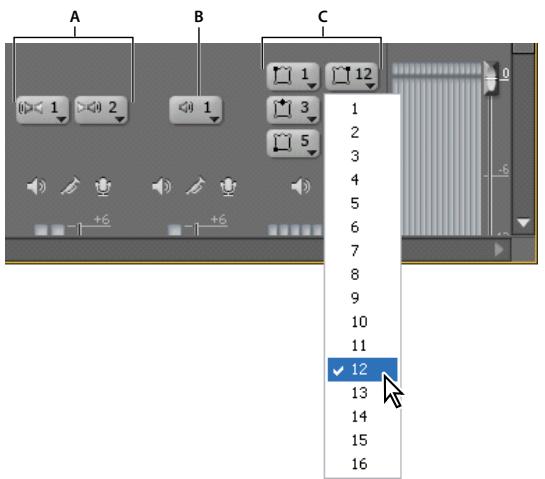 ADOBE PREMIERE PRO CS5 - Panoramaque ou balance d'une piste à 16 canaux - 1