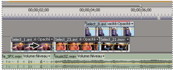 ADOBE PREMIERE PRO CS5 - Sélection d'un ou de plusieurs éléments - 2