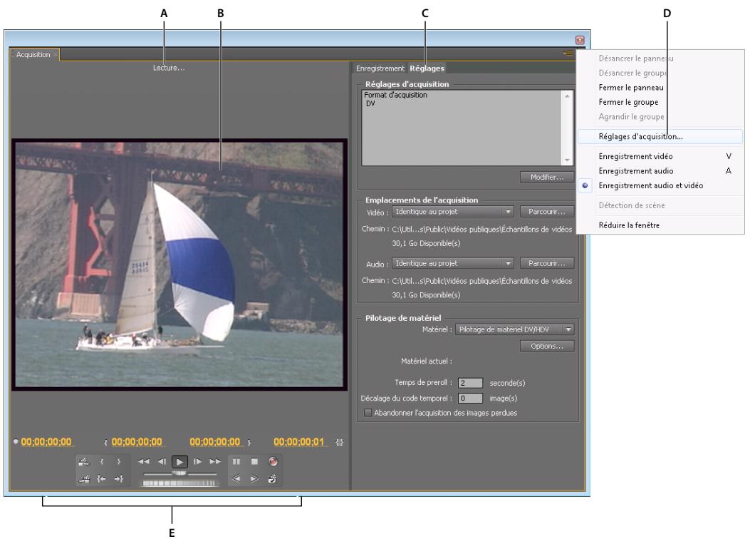 ADOBE PREMIERE PRO CS5 - Définition du format d'acquisition, des préférences et des pistes - 1