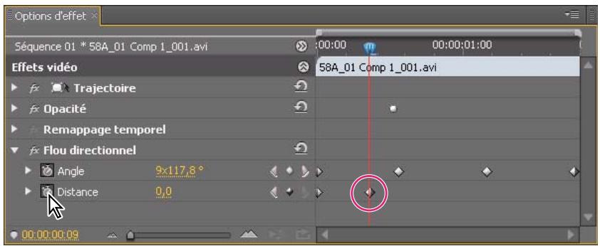 ADOBE PREMIERE PRO CS5 - Ajout des images clés - 1