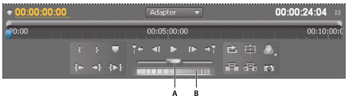 ADOBE PREMIERE PRO CS5 - Lecture à l'aide de la molette ou du variateur de vitesse - 1