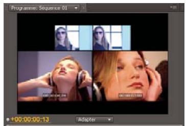 ADOBE PREMIERE PRO CS5 - Réalisation des montages par déplacement dessous et déplacement dessus - 1