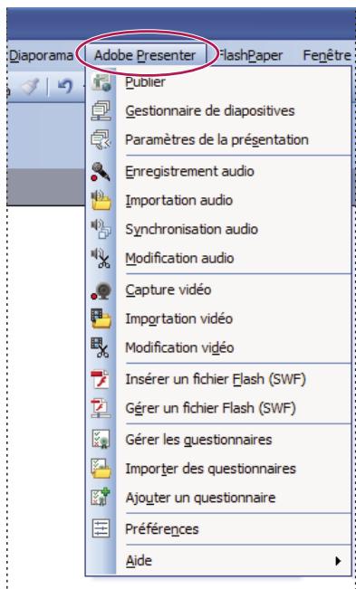 ADOBE PRESENTER 7.0 - Espace de travail de Presenter - 1