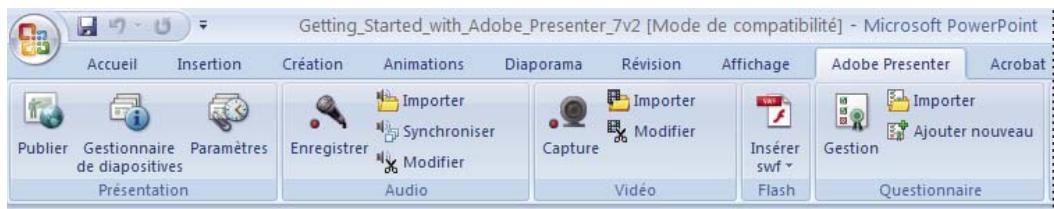 ADOBE PRESENTER 7.0 - Espace de travail de Presenter - 2