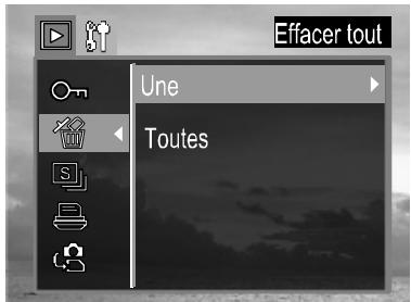 CONCORD 4340Z - Suppression de fichiers en utilisant le menu Visionnage - 1