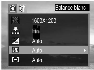 CONCORD 4340Z - Réglage de la tonalité – balance des blancs - 1