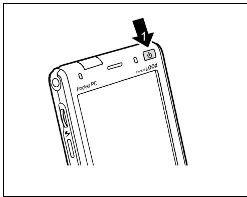 FUJITSU SIEMENS POCKET LOOX 700 - Activer et désactiver l'éclairage de l'écran - 1