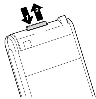 FUJITSU SIEMENS POCKET LOOX N-C - Carte d'extension: insérer - 1