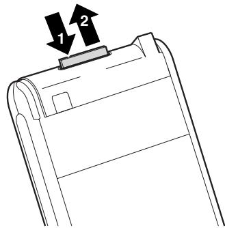 FUJITSU SIEMENS POCKET LOOX N-C - Carte d'extension: retirer - 1