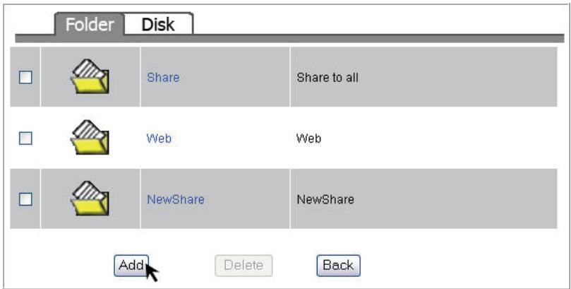 FUJITSU SIEMENS ACTIVY MEDIA SERVER 150 - To Add a New Folder - 1