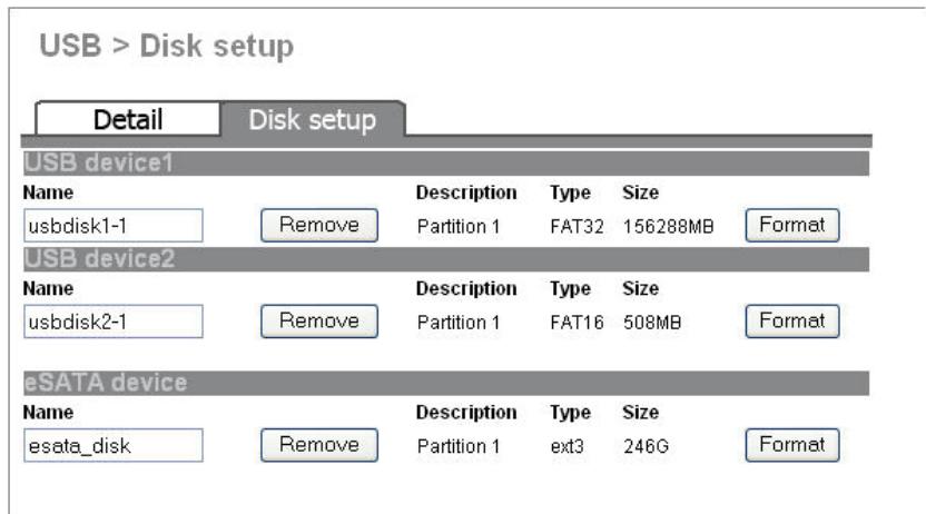 FUJITSU SIEMENS ACTIVY MEDIA SERVER 150 - USB - Disk Setup (USB - Disk-Einstellung) - 1