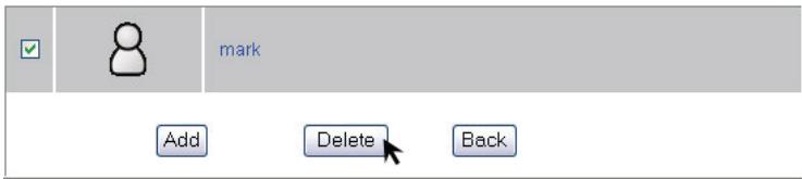 FUJITSU SIEMENS ACTIVY MEDIA SERVER 150 - To delete a user - 1