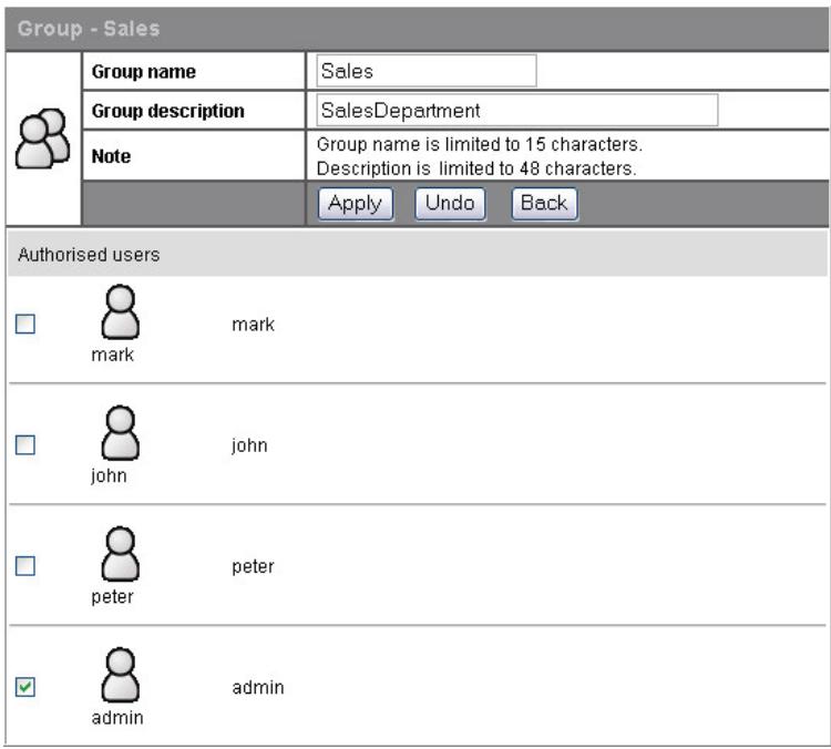 FUJITSU SIEMENS ACTIVY MEDIA SERVER 150 - To configure a group - 2