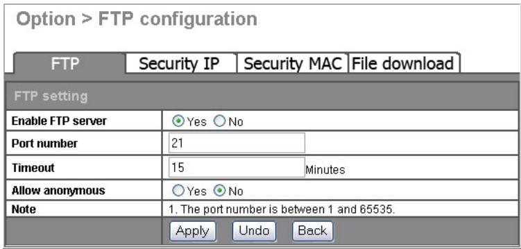 FUJITSU SIEMENS ACTIVY MEDIA SERVER 150 - FTP - FTP Configuration (FTP - FTP-Konfiguration) - 1
