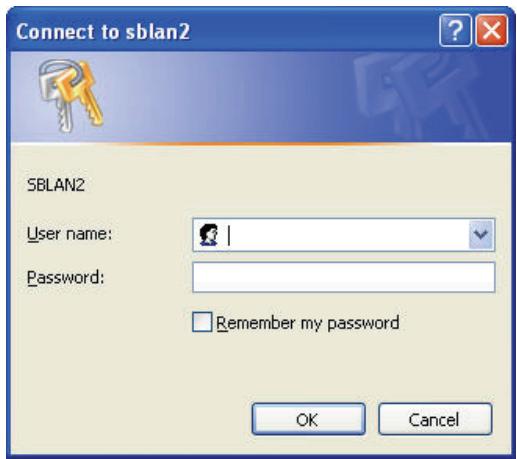 FUJITSU SIEMENS ACTIVY MEDIA SERVER 150 - The login windows pops up. - 1